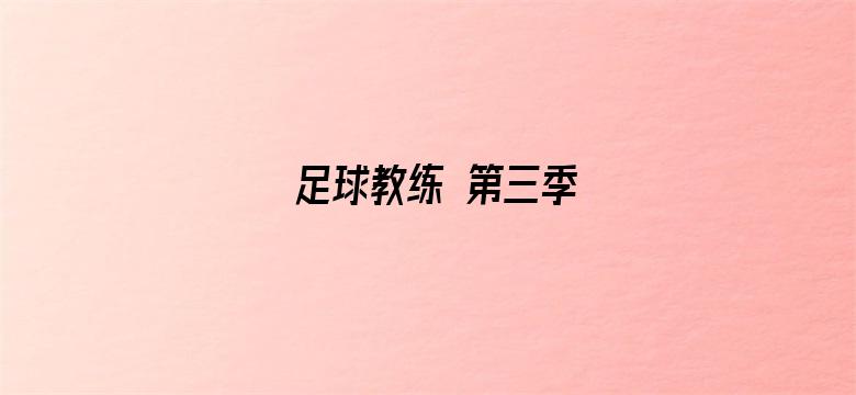 足球教练 第三季